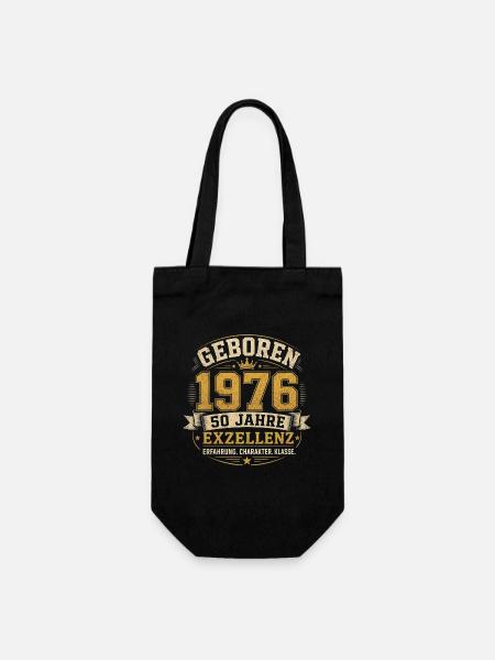 Jahrgang 1976 Exzellenz Badge - Geschenkbeutel für Flaschen - Schwarz