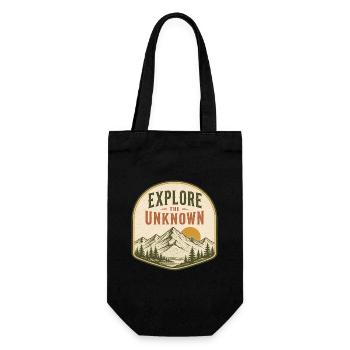 Explorer l’inconnu - Sac à bouteille - noir - Devant