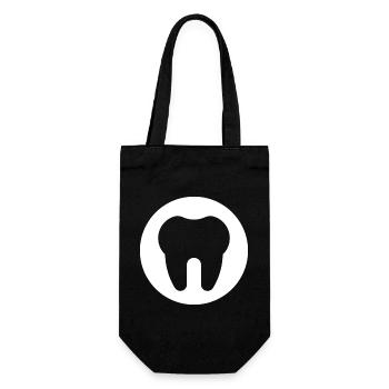 Dentiste, dentiste, cabinet dentaire - Sac à bouteille - noir - Devant