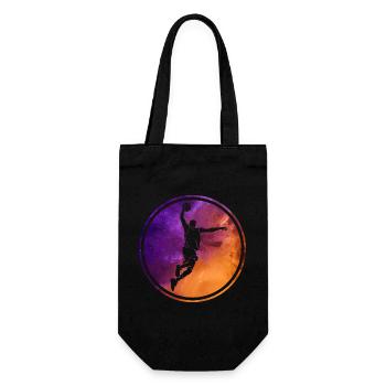 JOUEUR DE BASKET COOL AU BASKET COLORÉ - Sac à bouteille - noir - Devant