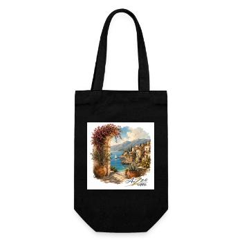 Designer Azzo Arche de Fleurs Magiques Côtières au bord de la mer - Sac à bouteille - noir - Devant