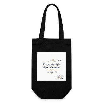 Designer Azzo  - Geschenkbeutel für Flaschen - Schwarz - Vorne