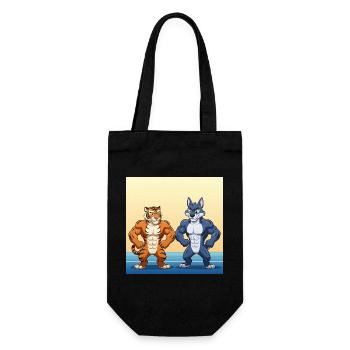 Collection de dessins animés GIDAGI Fitness - Sac à bouteille - noir - Devant