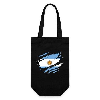 Argentine Drapeau Argentin Argentine - Sac à bouteille - noir - Devant