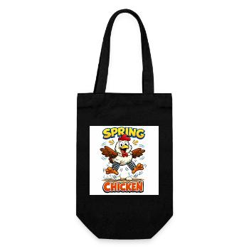 Spring Chicken - Gift Bag for Bottles - black - Front