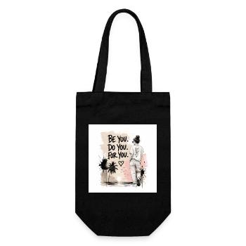 C44E0514-D160-4EC5-B75F-FFC0E88E6842 - Gift Bag for Bottles - black - Front