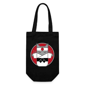 Judo Cat - Sac à bouteille - noir - Devant