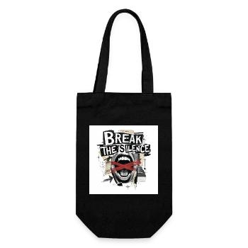 Break the Silence - Gift Bag for Bottles - black - Front