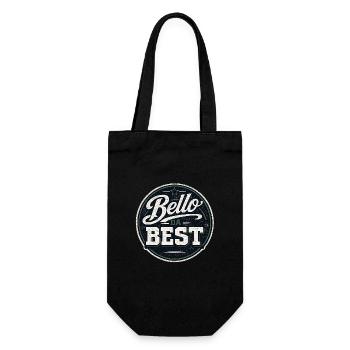 Bello Da Best: Vintage Badge - Gift Bag for Bottles - black - Front
