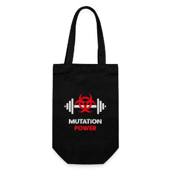 Powerlifting Mutation Strength - Gift Bag for Bottles - black - Front