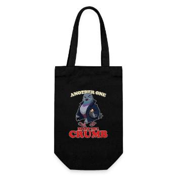 Another One Bites the Crumb Funny pigeon gangster - Gift Bag for Bottles - black - Front