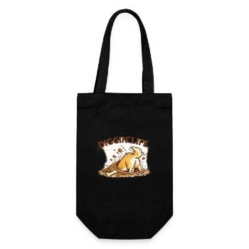 Diggin Life Dog Mud - Gift Bag for Bottles - black - Front