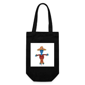 Susi Scarecrow Child Motif - Gift Bag for Bottles - black - Front