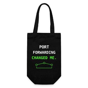 Redirection de port Change Me IT Humour Nerd Gift++ - Sac à bouteille - noir - Devant