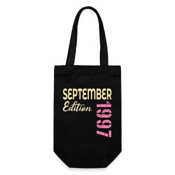 September 1997 - 29. Geburtstag - Geschenkbeutel für Flaschen - Schwarz - Vorne