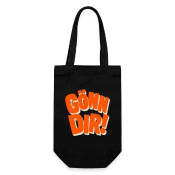 Fais-toi plaisir ! - Sac à bouteille - noir - Devant
