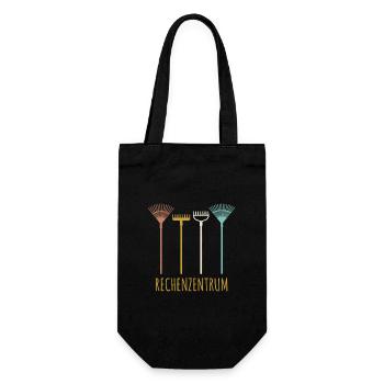 Gärtner Hobbygärtner Rechenzentrum - Geschenkbeutel für Flaschen - Schwarz - Vorne