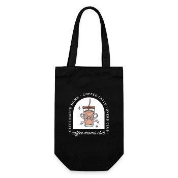 Club des mamans de café - Sac à bouteille - noir - Devant