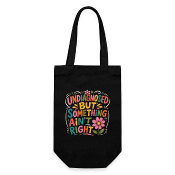 Undiagnosed, but something is wrong - Gift Bag for Bottles - black - Front