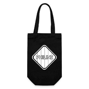 Before as a gift - Gift Bag for Bottles - black - Front