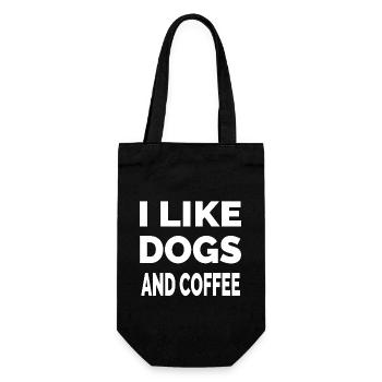 canine - Gift Bag for Bottles - black - Front