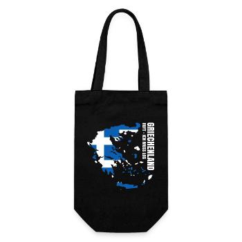 Émigration de la Grèce - Sac à bouteille - noir - Devant