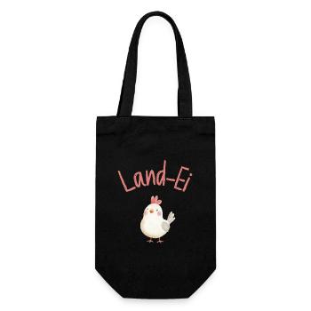 Poulet campagnosé Vie de village Enfant du village - Sac à bouteille - noir - Devant