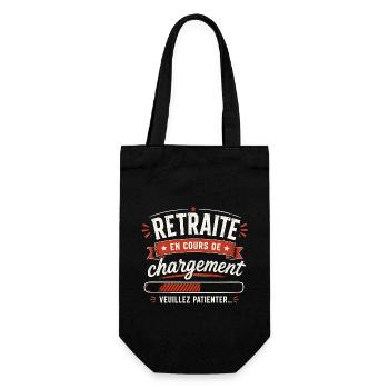 Retraité, Retraite, Départ en Retraite - Sac à bouteille - noir - Devant