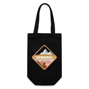 Gift for Kerinchi - Gift Bag for Bottles - black - Front