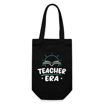 Teacher Era | Teaching Life Shirt - Gift Bag for Bottles - black - Front