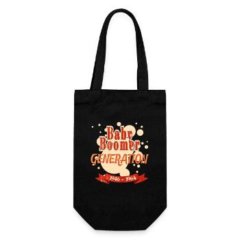 Design Baby Boomer Generation (1946 - 1964) - Gift Bag for Bottles - black - Front