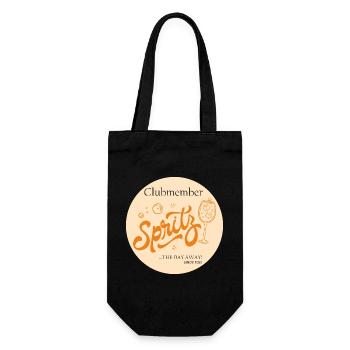 Spritz Clubmitglied Vintage - Geschenkbeutel für Flaschen - Schwarz - Vorne