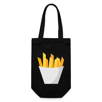 Frites - Sac à bouteille - noir - Devant