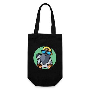 Colombe fraîche - Sac à bouteille - noir - Devant