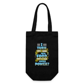 Gardener hobby gardener - Gift Bag for Bottles - black - Front