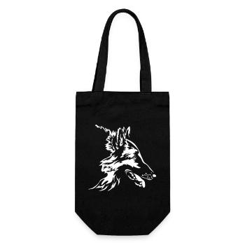 Tervuren Head "Black Edition" - Gift Bag for Bottles - black - Front