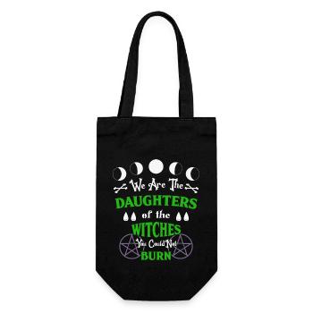 Nous sommes les filles des sorcières qui n’ont pas - Sac à bouteille - noir - Devant