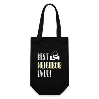 Neighbor Friends Apartment Good Neighbors - Gift Bag for Bottles - black - Front