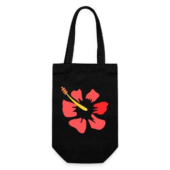 Fleur Rose Rose Fleur Fleurs Rose Rose Fleurs - Sac à bouteille - noir - Devant
