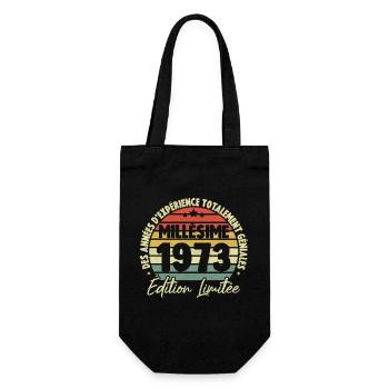 Cadeau D'anniversaire Millésime Fabriqué en 1973 - Sac à bouteille - noir - Devant