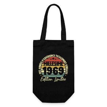 Cadeau D'anniversaire Millésime Fabriqué en 1969 - Sac à bouteille - noir - Devant