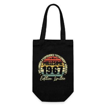 Cadeau D'anniversaire Millésime Fabriqué en 1967 - Sac à bouteille - noir - Devant