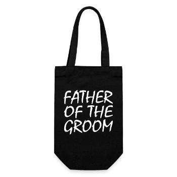 Father of the groom - Sac à bouteille - noir - Devant