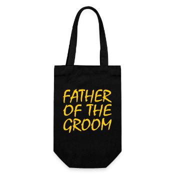 Father of the groom - Sac à bouteille - noir - Devant