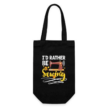 Seamstress Needle Knitting Custom Tailor - Gift Bag for Bottles - black - Front