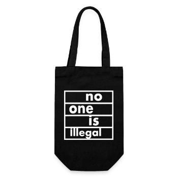 No one is illegal - Sac à bouteille - noir - Devant