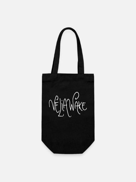Veliawakelogo - Gift Bag for Bottles - black