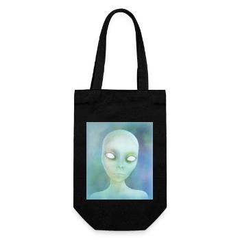 Alien - Gift Bag for Bottles - black - Front
