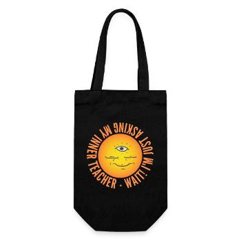 Troisième œil - 3ème œil drôle TShirt - Sac à bouteille - noir - Devant