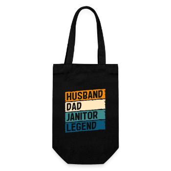 Ordures de gardien - Sac à bouteille - noir - Devant